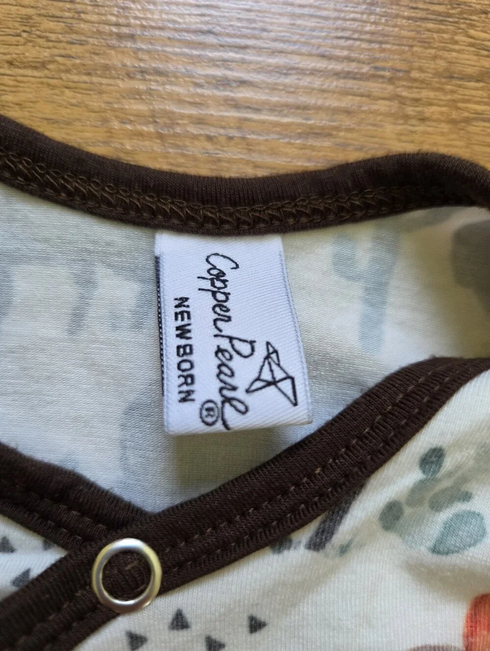 Baby Gown Lot - Copper Pearl, Hudson Baby, Milkbarn - Bison Giraffe Woodland